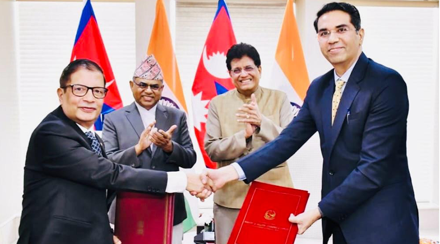 नेपाल र भारतबीच पारवहन सन्धिको प्रोटोकल संशोधन