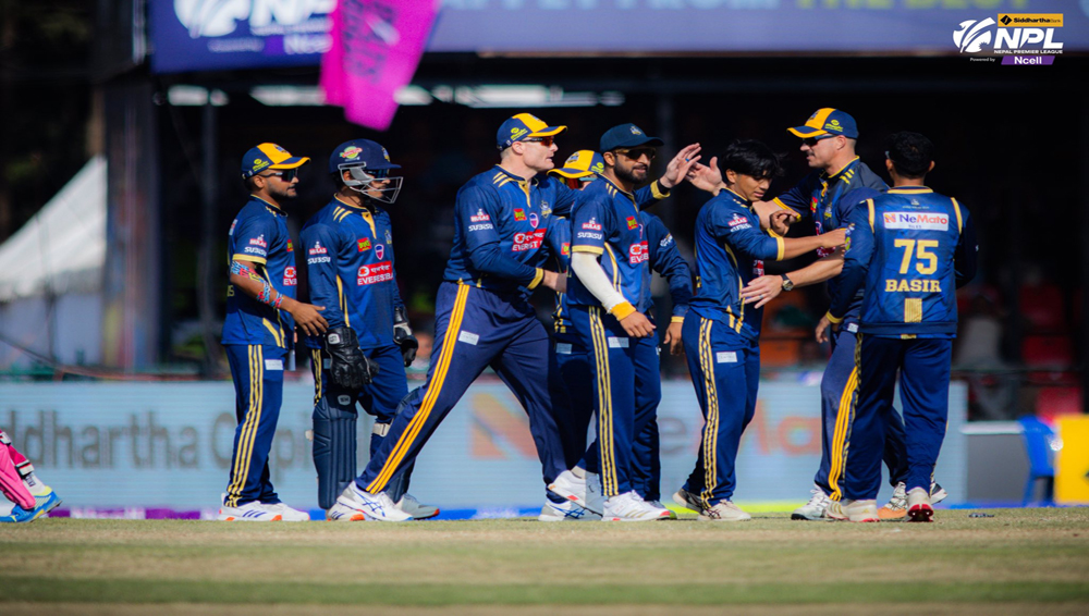 एनपिएल : विराटनगरको लगातार तेस्रो जित